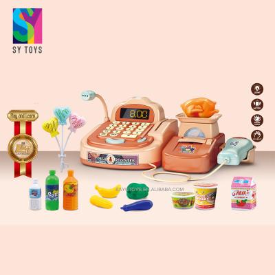 China Funny Kids Education Toy SY Games Education School Pretend Game Cash Register Toys For Children for sale