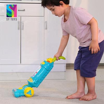 China Playful Play SY PLAYS Indoor Kids Pretend Toys House Cleaning Tool with Lights and Music Staubsauger Plastic Electric Vacuum Cleaner for sale