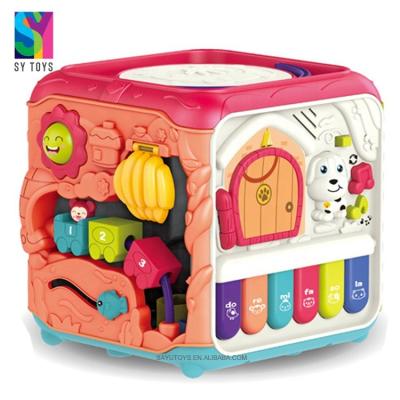 China Smart Kids Toys SY Baby 6 in 1 Magic Early Educational Smart Kids Cube Games Intelligent Toys for sale