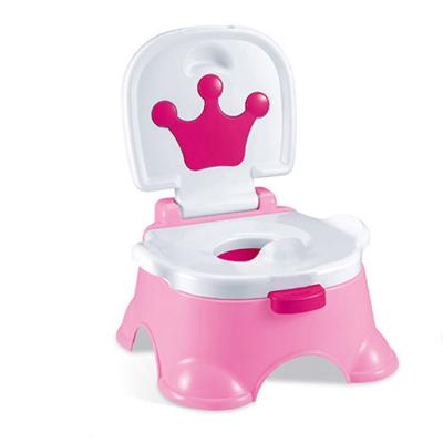 China Hot Selling Baby Potty Cute Printing Baby Toddler Plastic Portable Potty Chair for sale