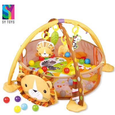 China Crib SY Multifunctional Infant Crawling Play Resting Pad 3 in 1 Toys Baby Fitness Play Mat for sale