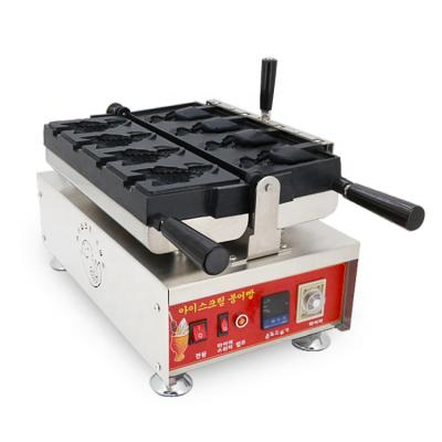 China New Hot Retail Products 201 Electric Commercial Supplying Stainless Steel Waffle Maker Features Non-Stick Cooking Noodles for sale