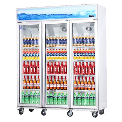 China Custom High Quality Commercial Single-temperature Promotion Display Direct Cooling Freezer for sale