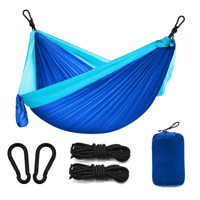 China New lightweight outdoor military ultralight folding bed camping hammock tent with tree straps for sale