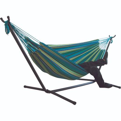 China Lightweight Stand Cotton And Portable Canvas Hammock Assembly Travel Beach Hammock for sale