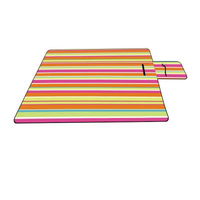 China Best Selling Portable Waterproof Nylon Outdoor Folding BBQ Beach Mat Custom Picnic Covering for sale