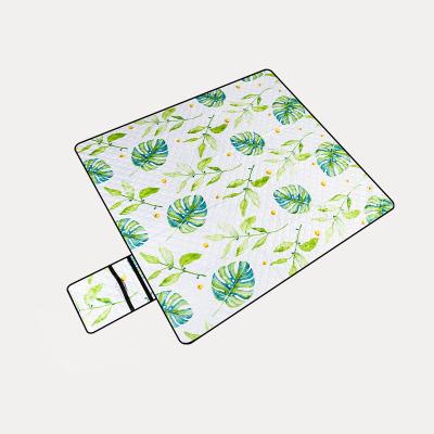 China Custom Made Waterproof Picnic Mat Portable Waterproof Picnic Cloth Oxford Outdoor Camping Blanket for sale