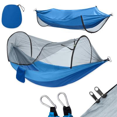 China 2021 Hot Selling Amazone Lightweight Portable Nylon Hammock With Mosquito Net For Outdoor Hiking Camping for sale