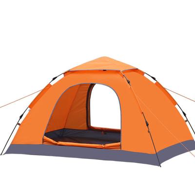 China Skip stype; UV coating; Large Multi-person Beach Travel Pop Tent Beach Front Door Automatic Open Tent Waterproof Quickly for sale