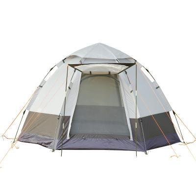 China Skip stype; UV coating; Large Front Door Automatic Waterproof UV Protection Noise Up Rain Large Outdoor Camping Tent For 3-4 Person Family Used for sale