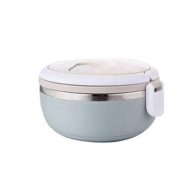 China Single Layer Cool Keeping Metal Bento Stainless Steel Thermos Lunch Box With Lock for sale