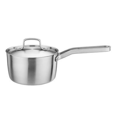 China Factory Sale Sustainable 304 Stainless Steel Milk Pot Sauce Pan for sale