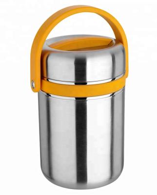 China Sustainable Insulated Storage Carrier Stainless Steel Food Flask Vacuum With Lid for sale