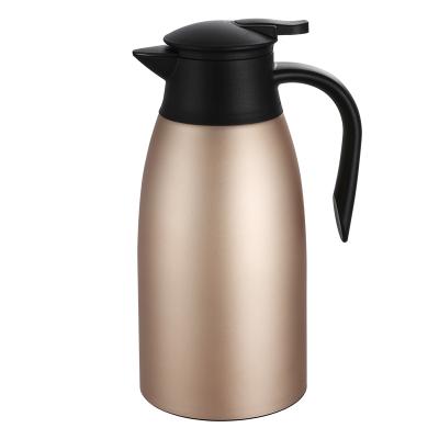 China 1.5L/2.0lL Stainless Steel Coffee Pot Viable Insulated Vacuum Flask With Color Coating for sale