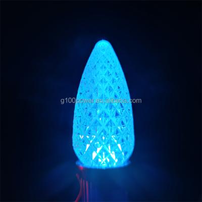 China C9 LED Light Bulb Opticore Commercial Grade Turquoise Opticore C9 SMD LED Retrofit Bulbs Replacement Outdoor Christmas Lights for sale