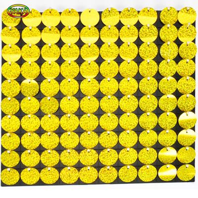 China Flash Advertising Sign Material Shimmer Disc Sequin Wall Panel for sale