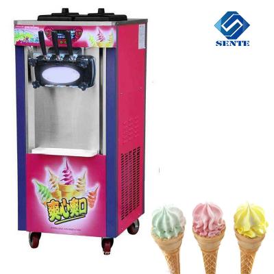 China Stainless steel Soft Ice Cream Making Machine with the Lowest Price AKL218C ice cream machine for sale