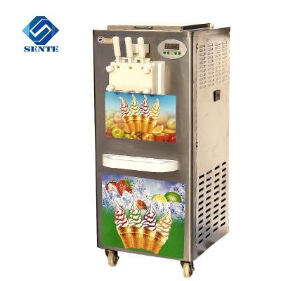 China With 3 Outlets Commercial Soft Ice Cream Machinery/Ice Cream Machine For Sale for sale