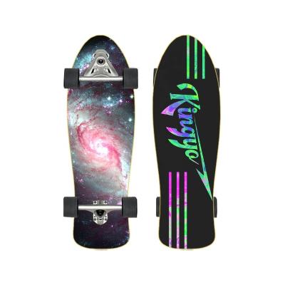 China Professional Skateboard Adult Canadian Maple Board Surf Cruiser Fish Skate Board Deck Complete Aluminum High Quality Graphics for sale