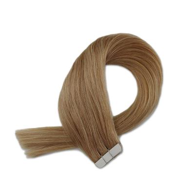 China 100% Cuticle Aligned Tangle Free Remy Hair Tape In Human Hair Extensions China Factory Hair Tape For Girls for sale