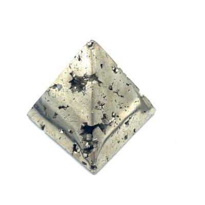 China China 4-6cm Pyrite Gold Pyramid Natural Mineral Stone Pyramid A.C.A. For Feng Shui for sale