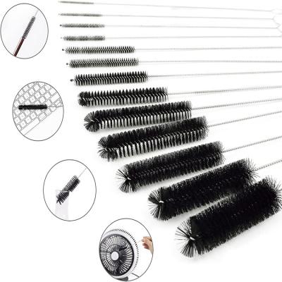 China 13pcs Viable Nylon Tube Sweeps Kit Nylon Skinny Pipe Tube Remover Set for Drinking Straws/Glasses/Keyboards/Jewelry Cleaning for sale