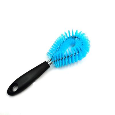 China Viable Multifunctional Cup Lid Cleaning Brush With Twisted Steel Wire Brush Window Cleaning Brush For Home Cleaning FOB Price for sale