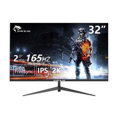 China Curved 2K lcd Monitor pc monitor 27 inch IPS 32 Inch PC Frameless Display Monitors 165HZ for sale