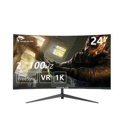 China Not curved monitores de estudio 75hz 1920*1080  24 inch industrial monitor monitor gaming for sale