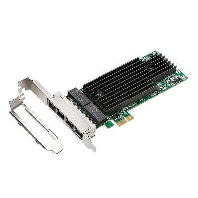 China Server Good Quality New Arrivals 4-Port PCIe Gigabit Network Adapter Card Gigabit Network Cards for sale