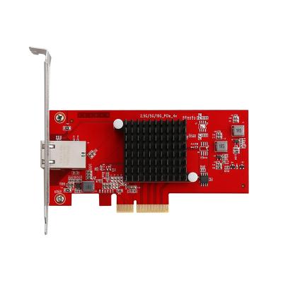 China New 5-Speed ​​Single Port Server Multi-Gigabit LAN Card PCI-E x4 Card PCIe3.0-4X 10G/5G/2.5G/1G RJ45 Single Port Gigabit Network Cards for sale