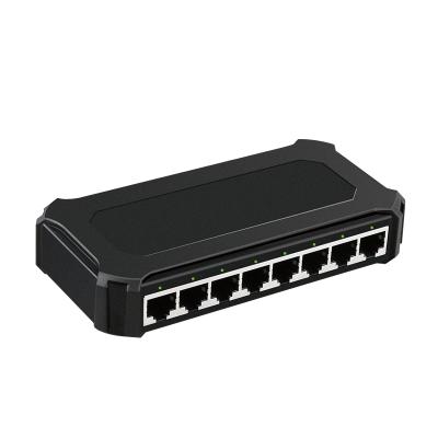 China LACP Housing Plastic Desktop 8 Gigabit 10/100/1000Mbps Switch Port Unmanaged Giga Ethernet Network Switch for sale