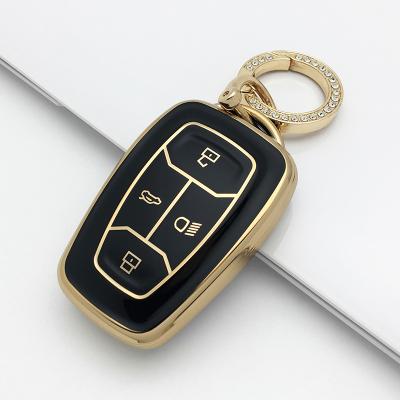 China Protect Original Car Key Case 4 Buttons Car TPU Key Cover For TATA Motorcycle Accessories for sale