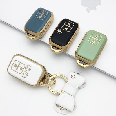 China Protect Original Car Key 2 Buttons TPU Key FOB Cover For Suzuki Swift 2017 2018 Trolley R Car Accessories Smart Remote Auto Key Cases for sale