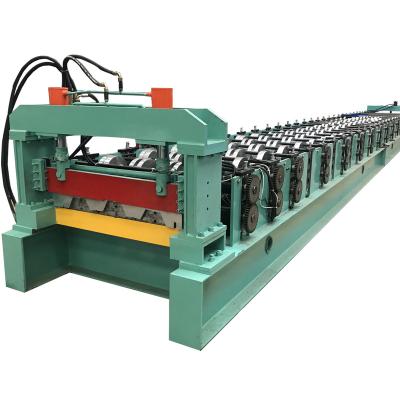 China Hotels Galvanized Meal Floor Decking Roll Forming Machine for sale