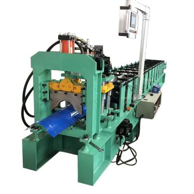 China Hotels Hot Sale Roof Ridge Tiles Building Materials Machinery Metal Roof Ridge Tile Roll Forming Machine for sale