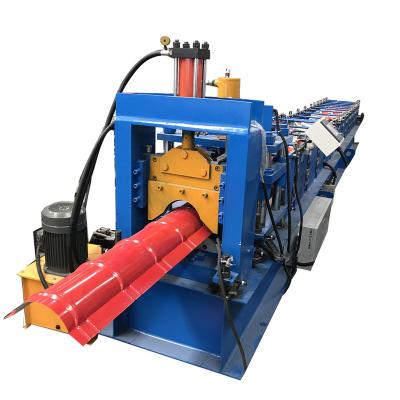 China Hotels Ridge Tile Roof Roll Forming Machine for sale