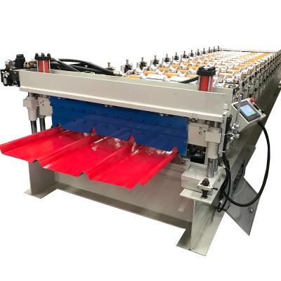 China Fully Automatic TR 4 TR 5 Double Layer South America Peru Columbia Popular Roof Sheet Tile Making Roll Forming Machine for sale