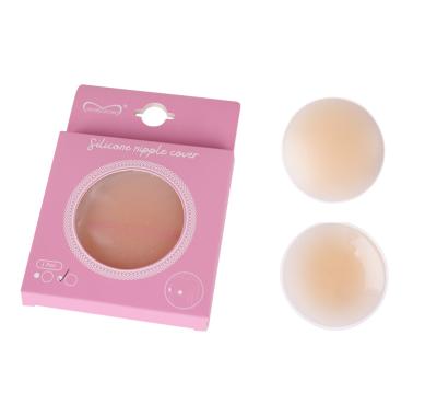 China XR001-4 Silicone Waterproof Silicone Invisible Breast Pies Reusable Seamless Nipple Covers Nipple Bra for sale