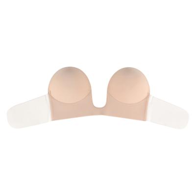 China Antibacterial Deep V Bra Breathable Invisible Silicone One Piece Bras for sale