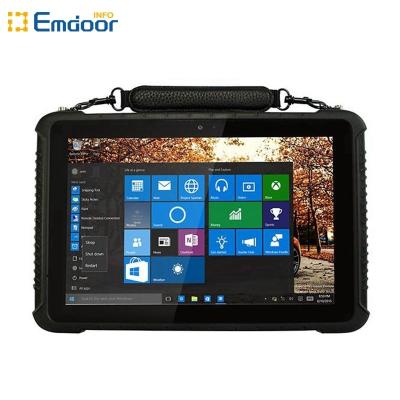 China IP68 Rugged Tablet 10.1 inch Win10 Home/Pro/IOT NFC Fingerprint 1D 2D Barcode Scanner for sale