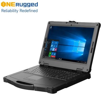 China Win10/11 Intel Core i7/i5 NFC 4G/5G 750nit Notebook portátil com altura de queda de 1,22m ONERugged N15T à venda