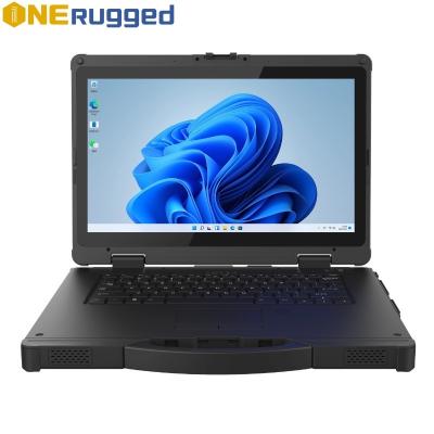 Cina Laptop robusto da 14 pollici Intel Core i5/i7 Win 10/11 IP65 Fingerprint RJ45 Industrial Notebook in vendita