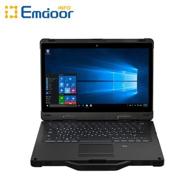 Cina Laptop robusto da 13,3 pollici nero con memoria da 1 TB, impronte digitali NFC Core I5/I7 in vendita