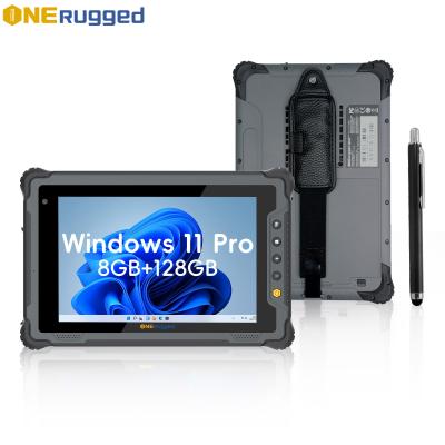 China 8 polegadas Tough Tablet PC ONERugged M80J com processador Intel NFC 1000 nits Impermeável à venda