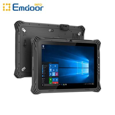 China GNSS Support GPS 12inch Rugged Tablet with Fingerprint Docking Station 5G LTE RJ45 Port 2D Barcode Scan NFC for sale