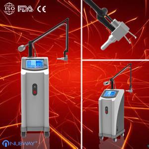 China 10600nm 0.12 mm Glass Pipe RF Fractional CO2 Laser Machine For Freckle Removal for sale