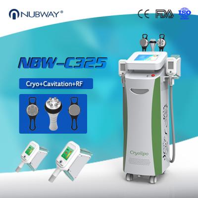 China 3 in 1 Cavitaion RF Fat Freezing Cryolipolysis Body slimming Machine for sale