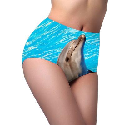 China Breathable Custom High Waist Briefs Shapewear For Women Print Eagle Animal Design On Demand for sale