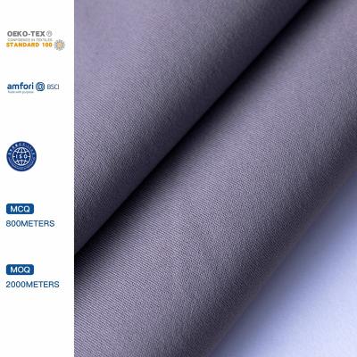 China Double Faced In-stock Comfty Light Double-Layer 4 Way Stretch Interlock Knitting Brushed Fabrics for sale